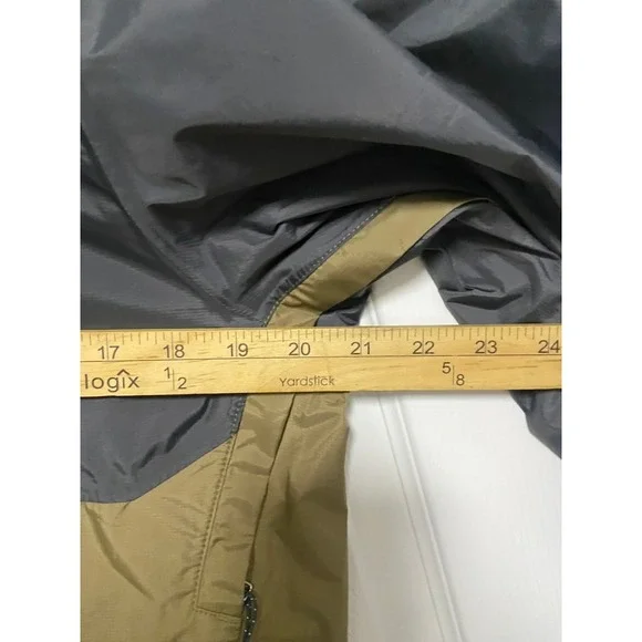 Patagonia Mens Sz S Houdini Full Zip Lightweight‎ Windbreaker Jacket Gray Khaki